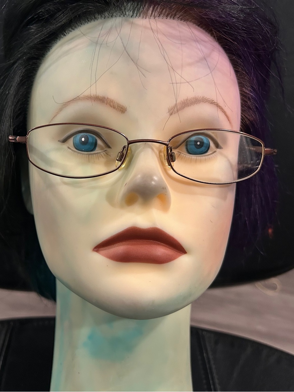 Genesis Altair wire and dark brown  glasses